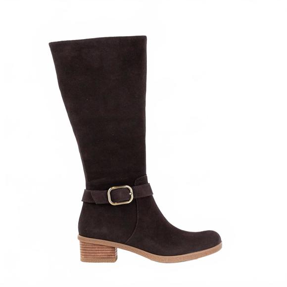 NEW DANSKO women's dalinda boot in chocolate waterproof - Picture 1 of 6